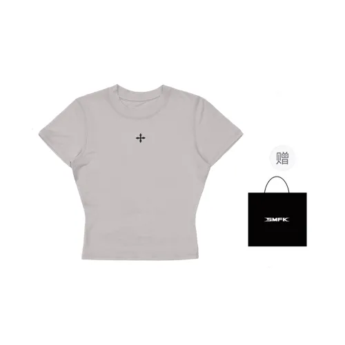 SMFK T Shirt Women's Nebula Gray
