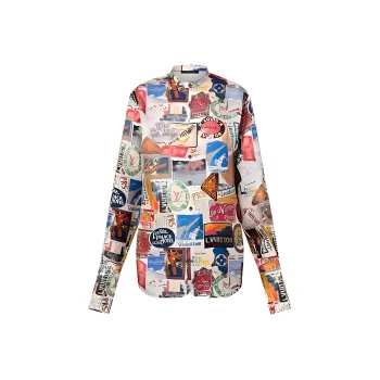 LOUIS VUITTON Elysee Palace Silk Shirt
