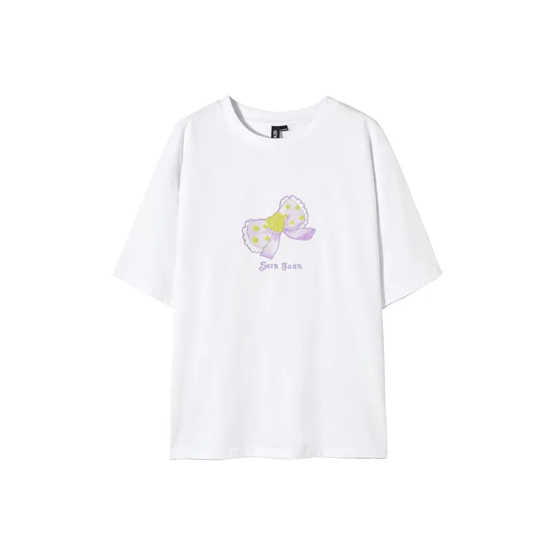 SEENFAAN NEON MOUSE/neon Mouse Joint T-Shirts Women's-3