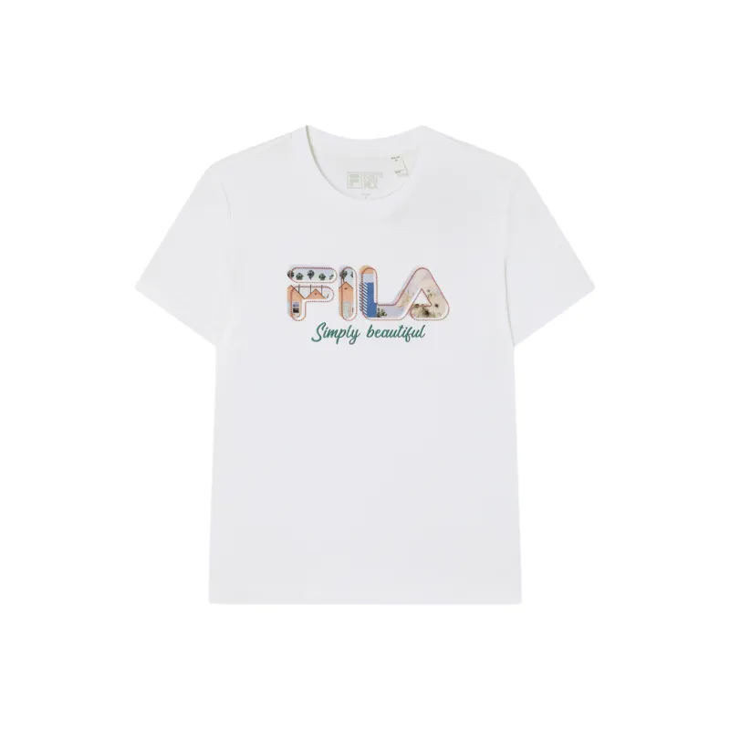 FILA Heritage Collection T Shirt Women's Standard White-0