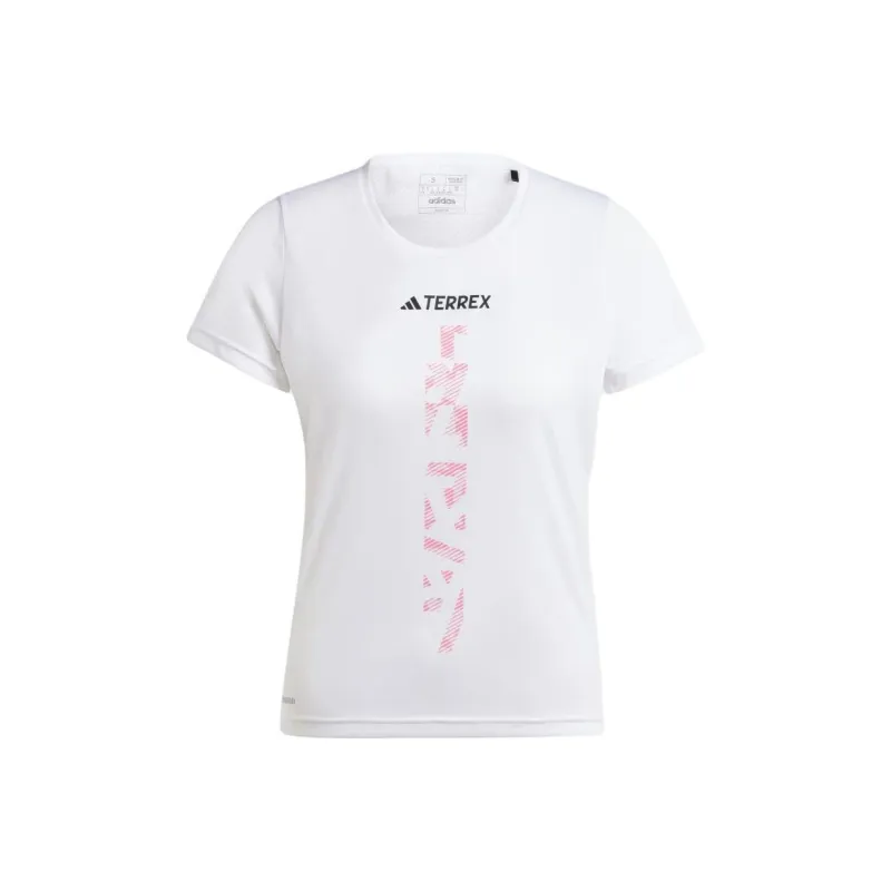 Adidas Terrex Agravic T Shirt Women's White/Pink-0