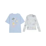 (Blue T-Shirt+Blue Base Layer)