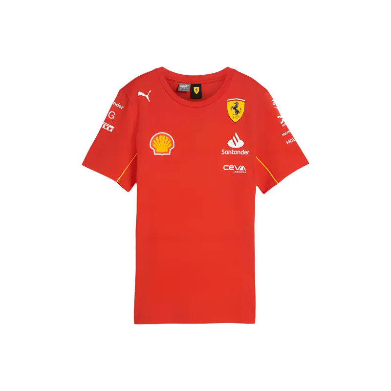 PUMA Scuderia Ferrari SS24 Regular T-Shirt Women's Red-0