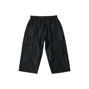 Pin Li Casual Shorts Men's Black