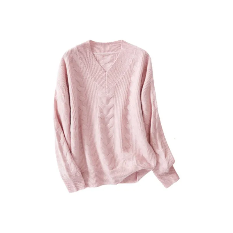 JINJU Sweaters Women's Pink-0