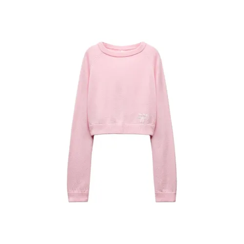ZARA Sweaters Women's Light Pink Red