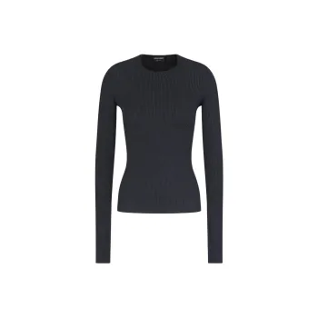 EMPORIO ARMANI Stretch Viscose Blend Crew neck Jumper