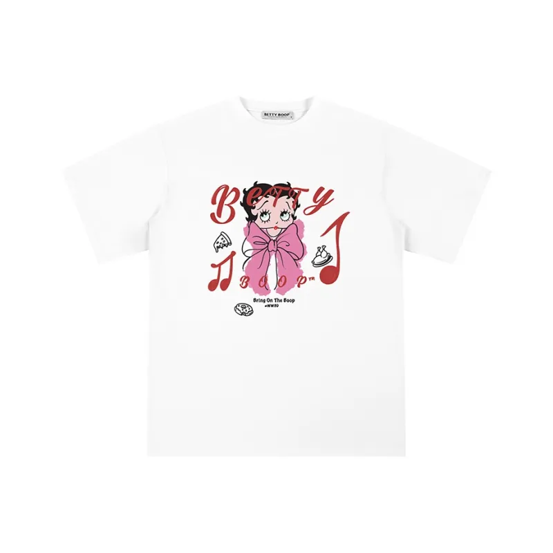 BETTY BOOP T Shirt Women's White-0
