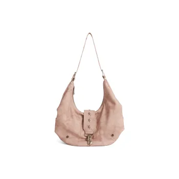 JACD PU Relaxed Commute Shoulder Bag Women's Pink/Silver Gray/Brown