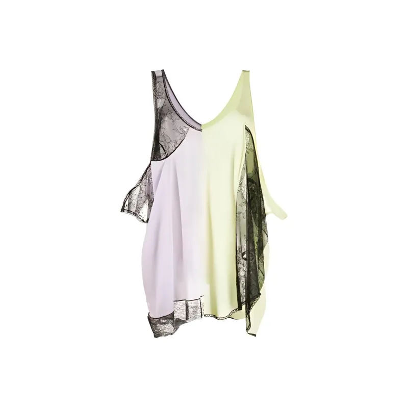 Maison Margiela Contrasting Panelled Draped Blouse-0