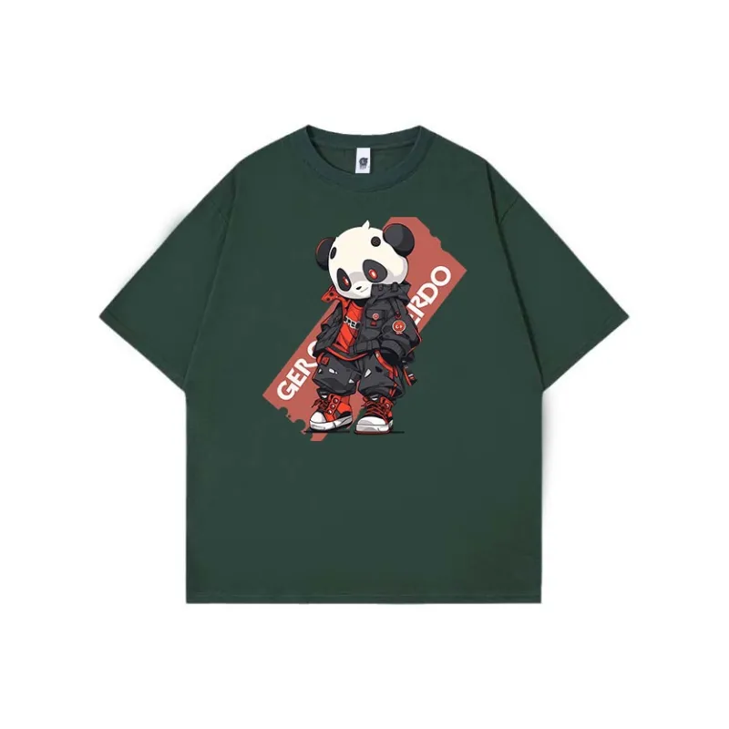 PANDA BASE T Shirts Women's-4