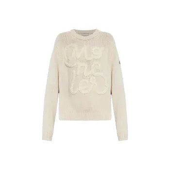 Moncler Logo Intarsia Knit Jumper