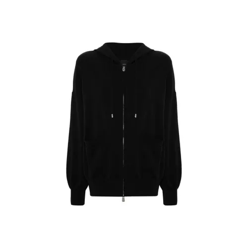 PINKO Tirage Drawstring Zip Up Hoodie