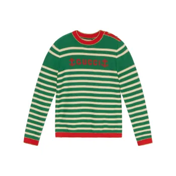 GUCCI Striped Cotton Sweater