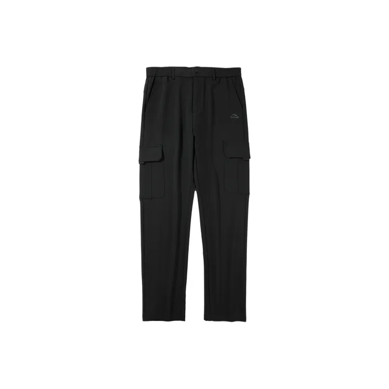 HLA Casual Pants Men Black 2D-0