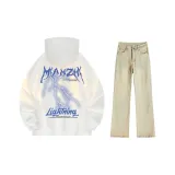 White Blue+Yellow Mud Jeans