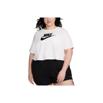 Nike Sportswear Essential Women's Cropped Logo T Shirt Plus Size