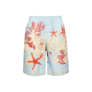VERSACE Barocco Sea Pattern Printed Shorts