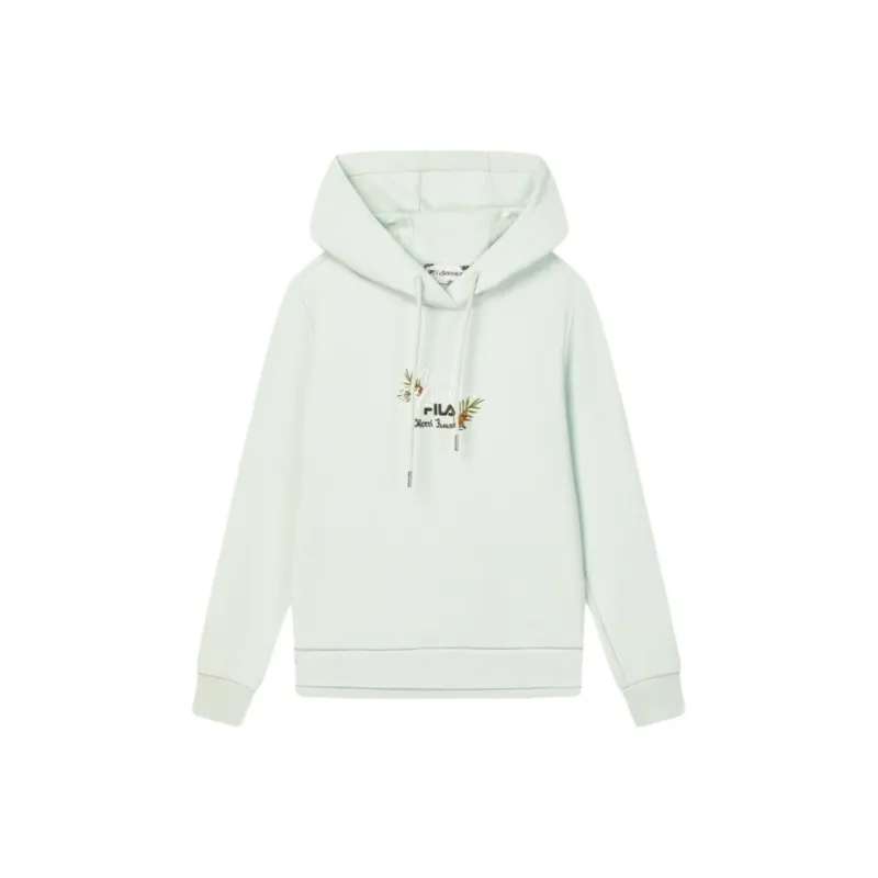 FILA x LUSUO Sweatshirt Women's Turquoise Green-0