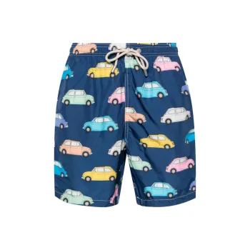 MC2 Saint Barth Car Printed Swim Shorts