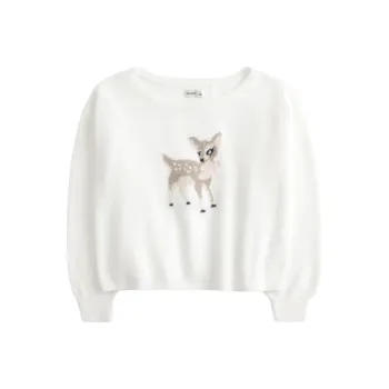 Hollister Sweater Women's Cloud White