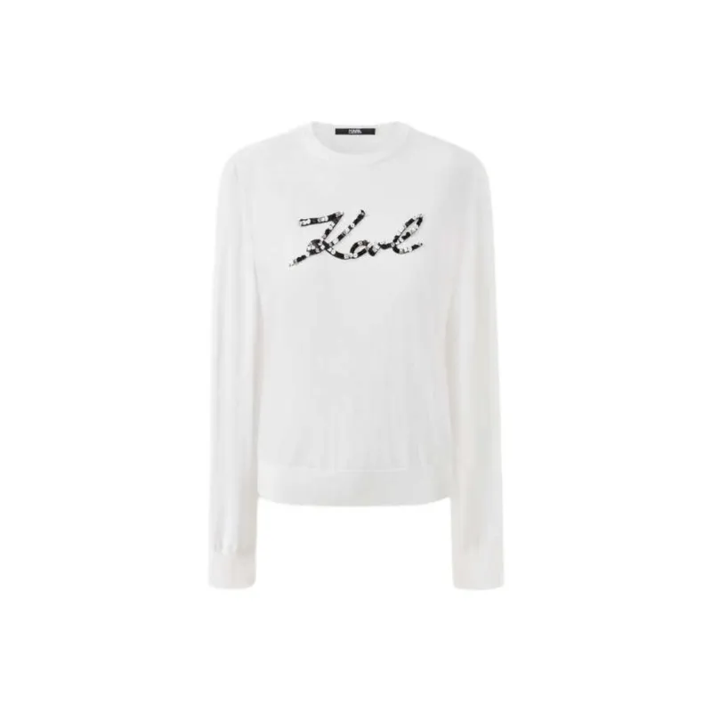 KARL LAGERFELD SS24 Sweater Women's White-0
