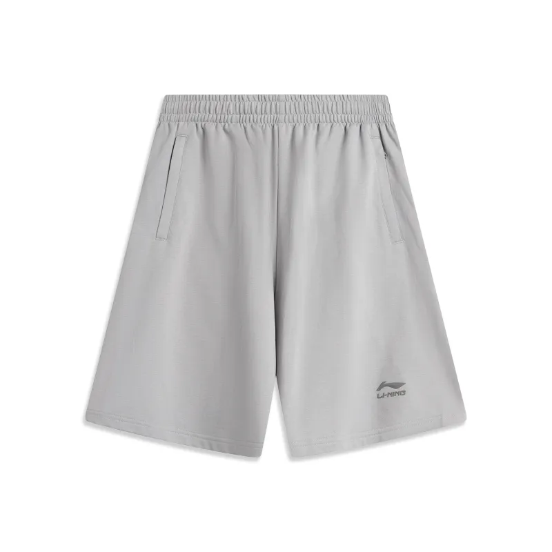 LiNing Sports Life Collection Casual Shorts Men's Geological Gray-0