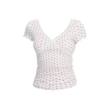 SISC Set in Sleeve T Shirt Women's White