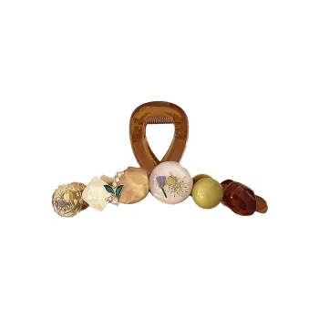 CHIMERA Acrylic Hair Clips Women's
