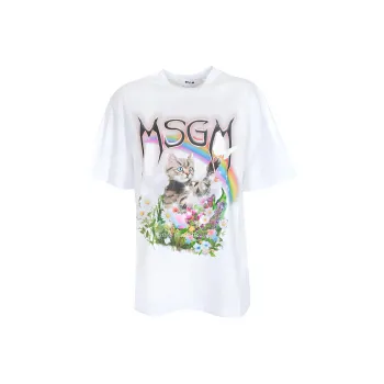 MSGM T-Shirts Women's White