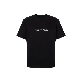 CALVIN KLEIN Drop Shoulder Sleeve T Shirt Women's Black