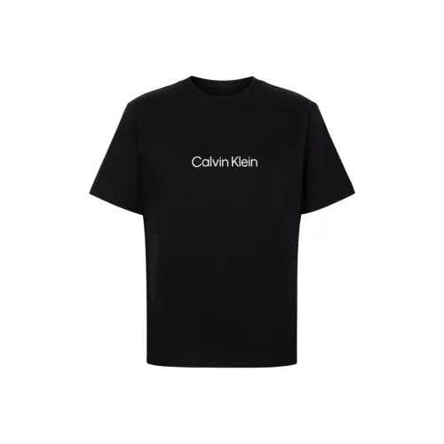 CALVIN KLEIN Drop Shoulder Sleeve T Shirt Women's Black