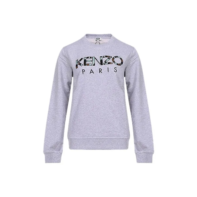 KENZO Sweatshirts Women's Light Gray-0