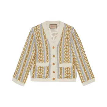 GUCCI GUCCI FW22 Qixi Festival Collection Lovelight Collection FW22 Knitwear Women's Ivory White