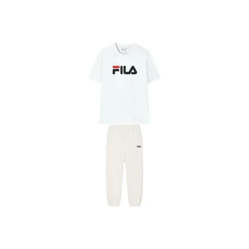 FILA Casual Sportswear Unisex Snow White/Steam White