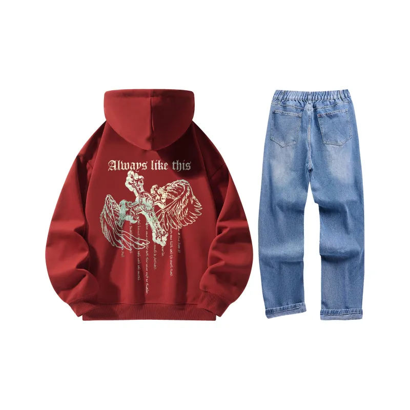 LEVEL Sweatshirt Sets Unisex-35