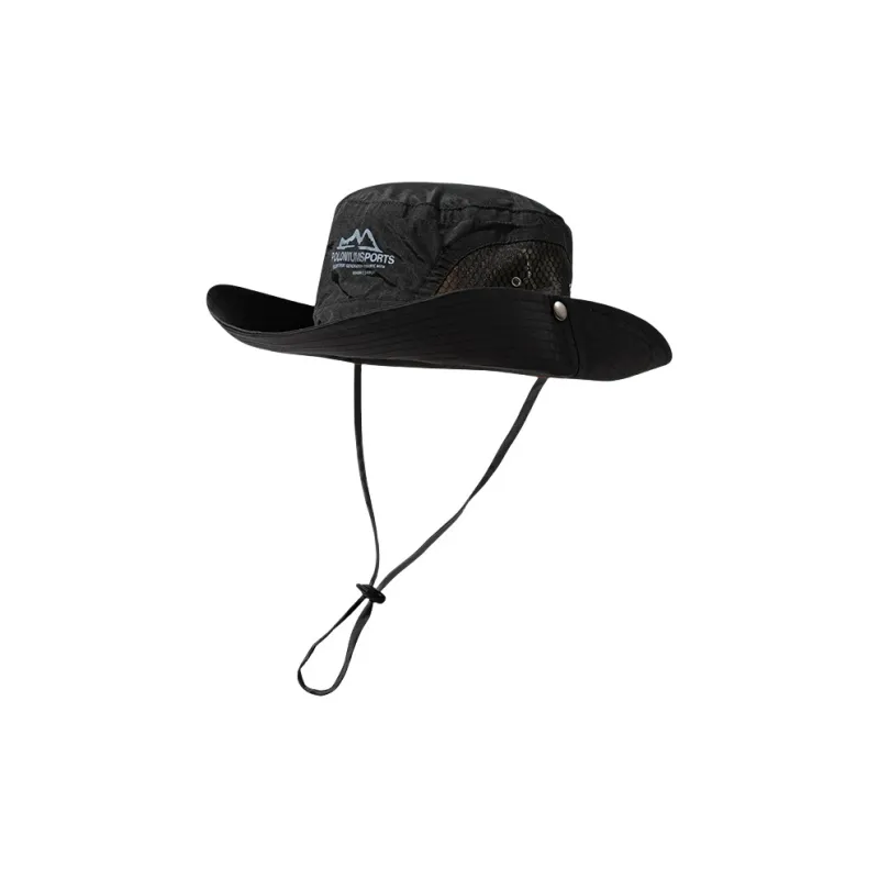 Fishing For Bears Polyester Bucket Hats Unisex-0