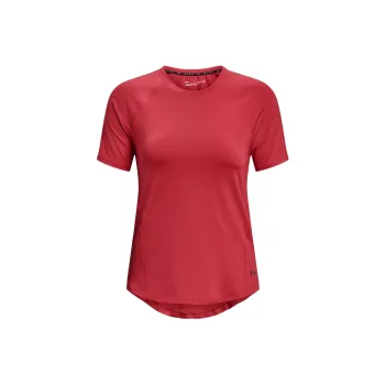 Under Armour RUSH Raglan Sleeve T Shirt Women's Sahasrara Red