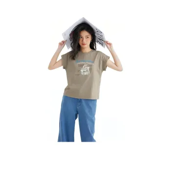 【dme】 T-Shirt Women's Olive Green
