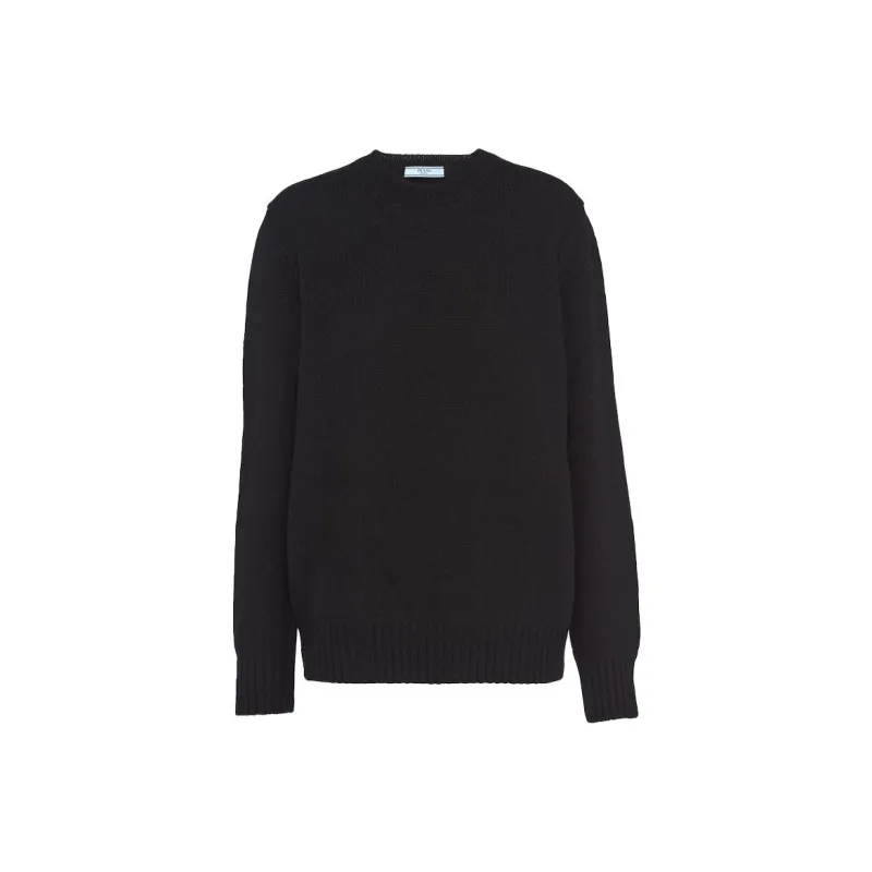 PRADA Triangle logo Wool Jumper-0