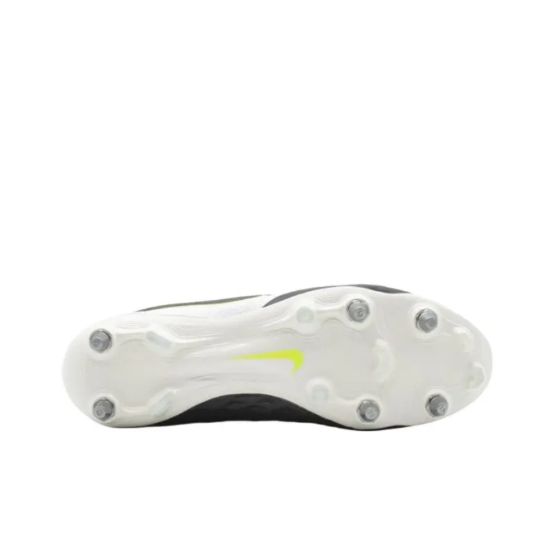 Nike Tiempo Legend 8 Elite Anti Slip Wear Resistant Soccer Shoes Men's White Black-2
