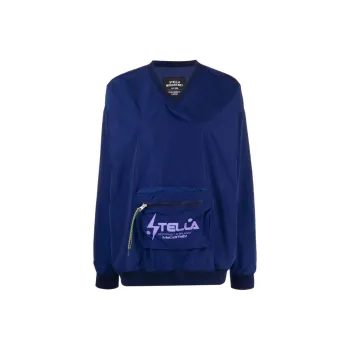 Stella McCartney V neck Pouch Pocket Sweatshirt