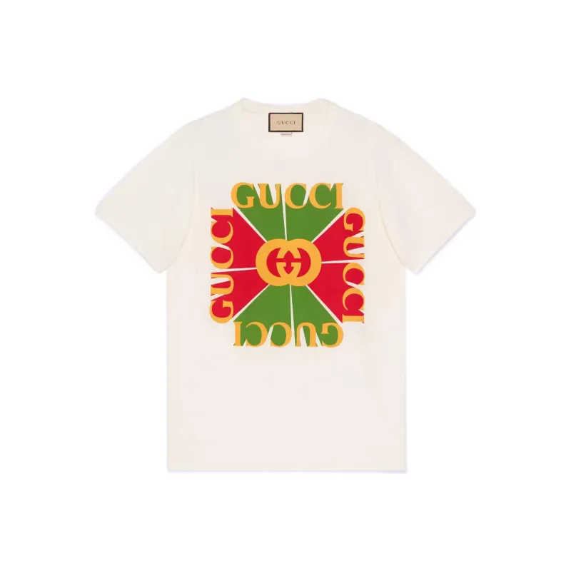 GUCCI Vintage Logo appliqué T shirt-0
