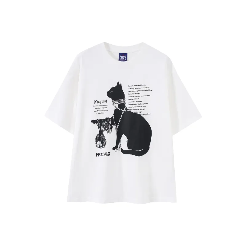 QISENYAR T-Shirts Women's-0