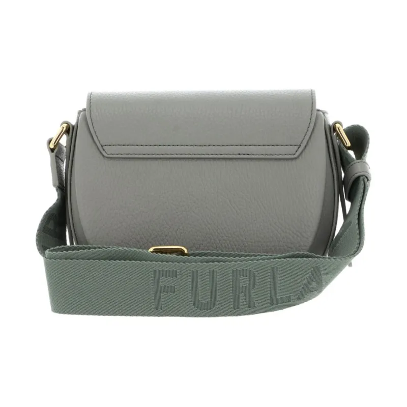 Furla Leather Shoulder Bag Mini Women's Green-3