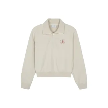 MLB Basic Collection Boston Red Sox Sweatshirt Women's Dark Cream