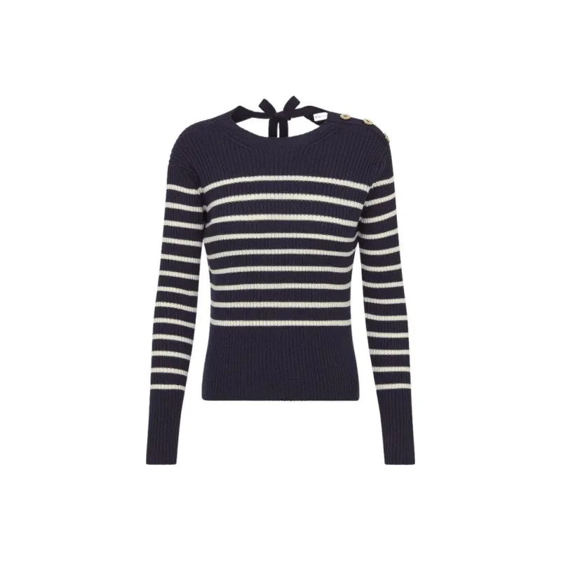 DIOR FW23 Sweater Women's Marine Blue-0