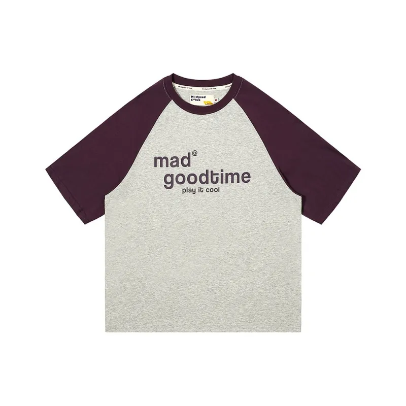 Madgood T Shirt Women's Purple Gray Multicolor-0