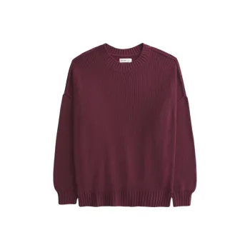 Hollister Sweater Women's Burgundy