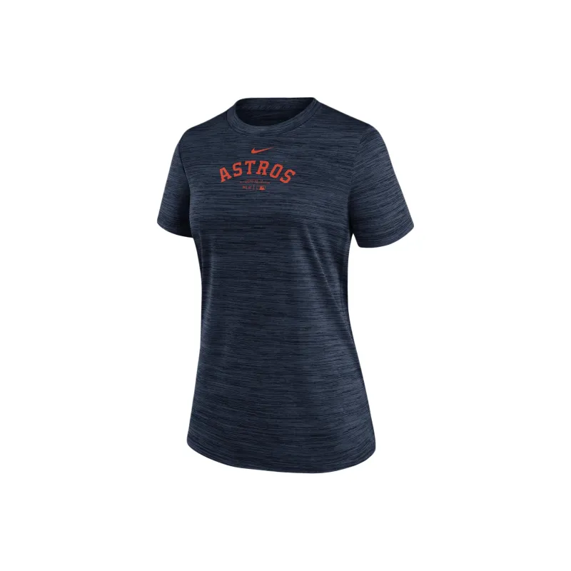 Nike Houston Astros Authentic Collection Practice Velocity Women's Nike Dri-FIT Mlb T-Shirt-0